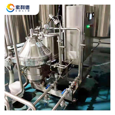 JNPJ-500 承認された工芸ビール酵母分離器 ワート解明のためのディスクスタック遠心機