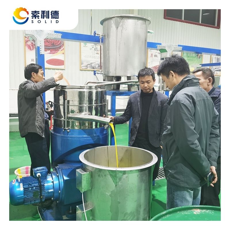 5T/H オリーブオイル抽出機 130kW 装置と3相デカンター遠心分離機
